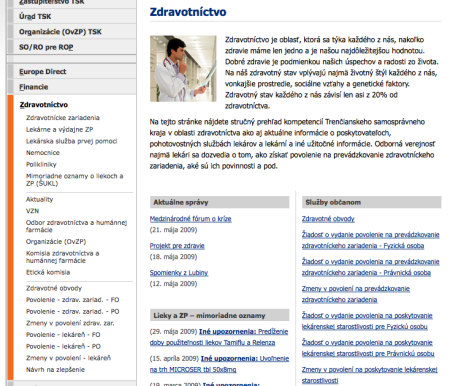vzh�ad sekcie