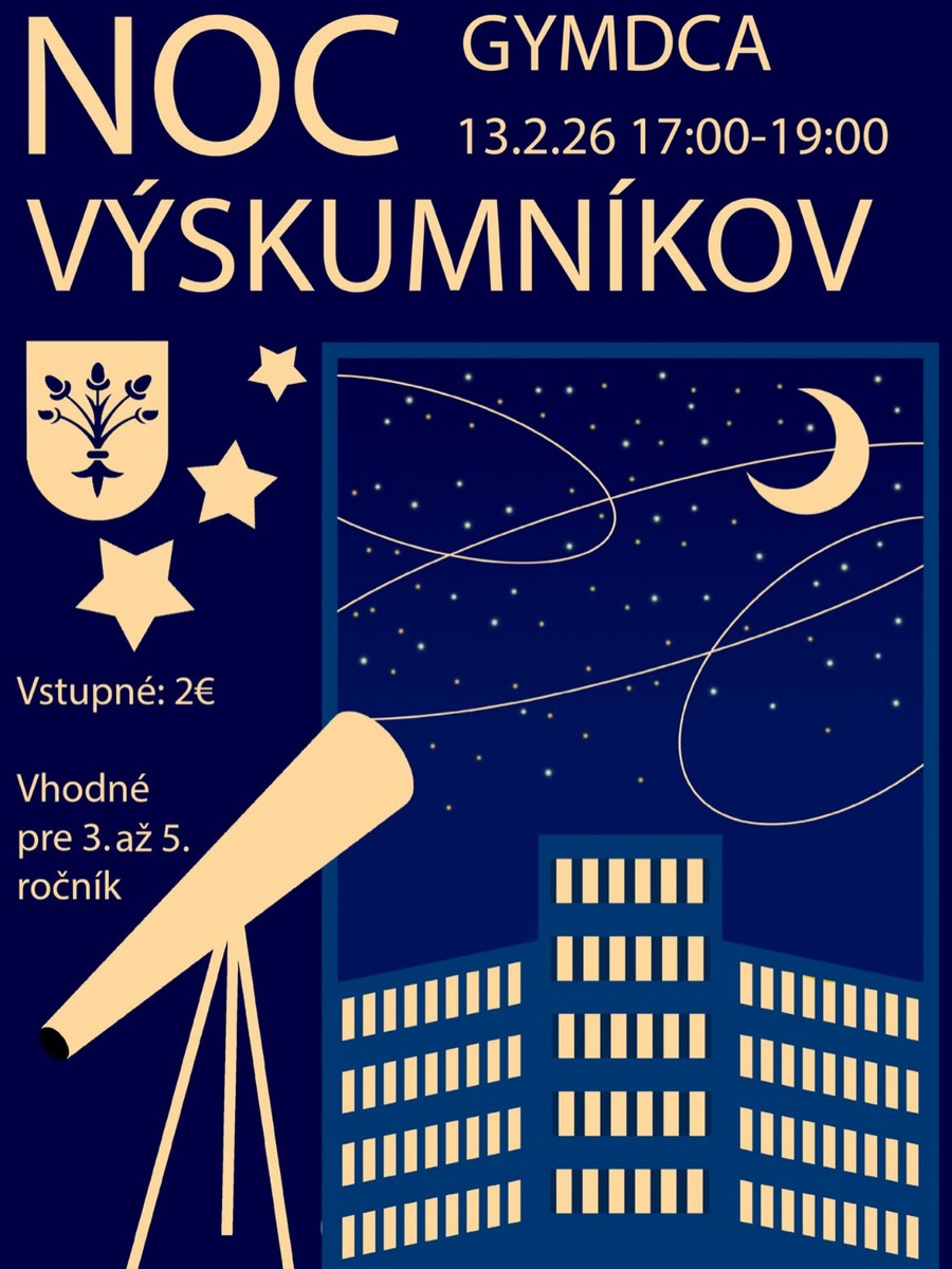 Noc vyskumnikov, Zdroj: Gymnázium Dubnica nad Váhom