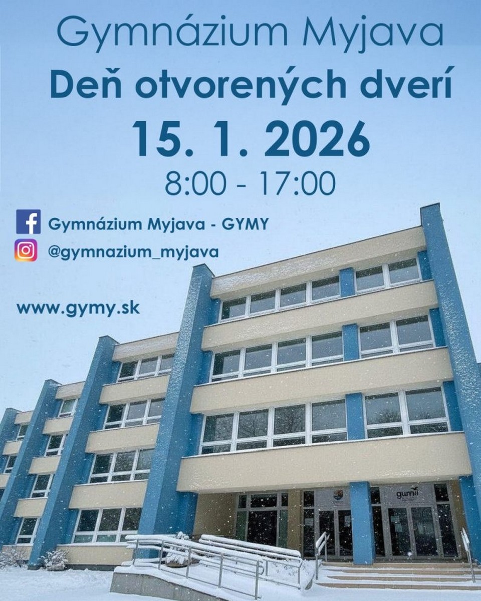 Zažite autentickú atmosféru myjavského gymnázia - Zdroj gymy.sk
