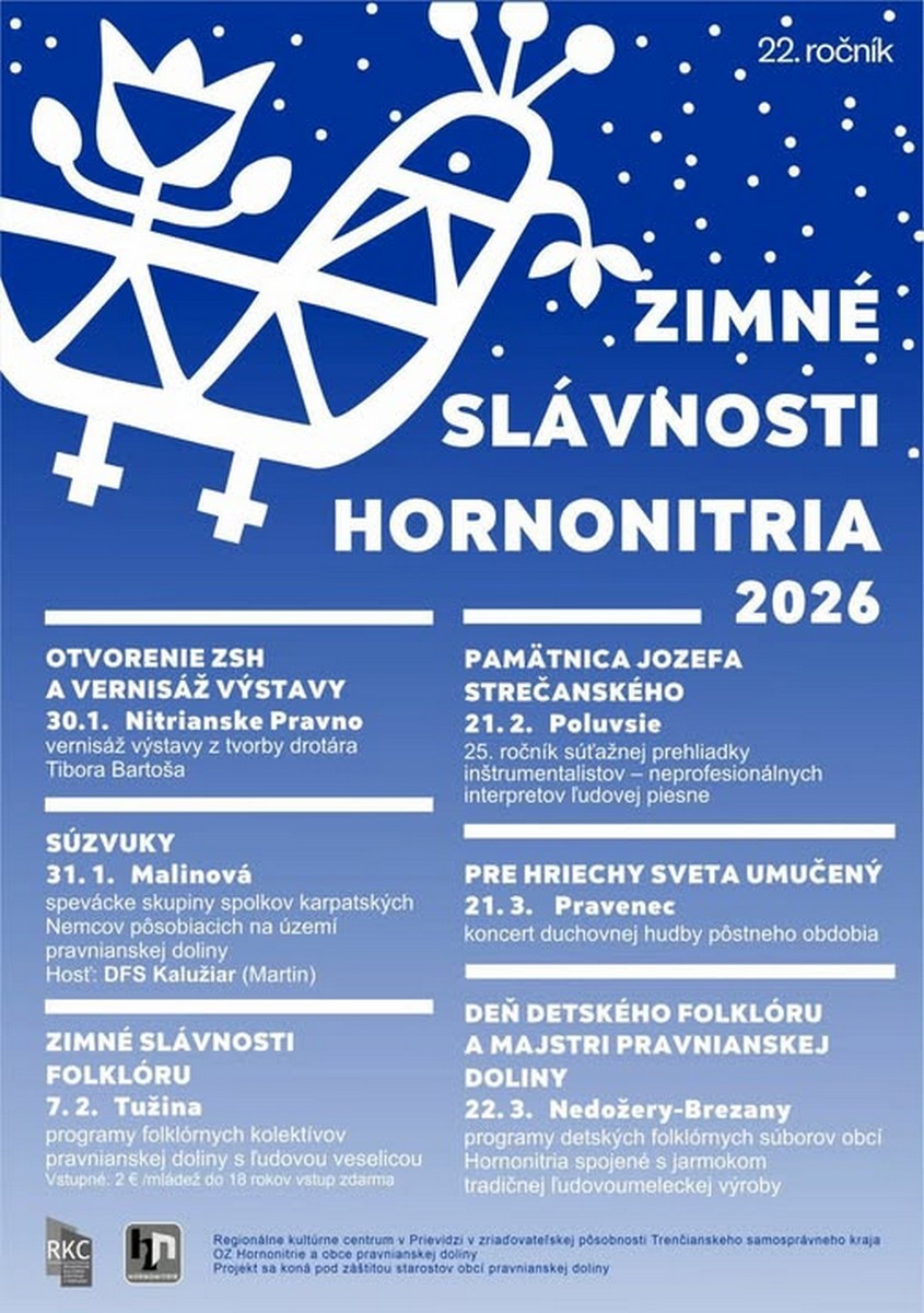 Zimne slavnosti Hornonitria Zdroj - Regionálne kultúrne centrum v Prievidzi