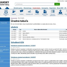 Ako úradná tabuľa tsk priniesla župe prvenstvo v transparentnosti - uradna tabula tit