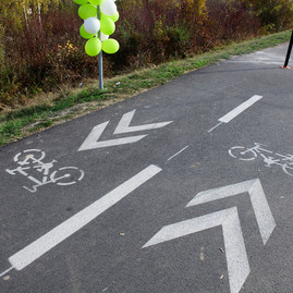 Do práce na bicykli najazdili zamestnanci zelenej župy viac ako 3 700 kilometrov v rámci 408 jázd - 20181022_TSK_PU_cyklotrasa_101w