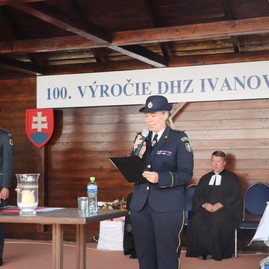 Zväčšiť fotografiu - Dobrovoľní hasiči v ivanovciach oslávili sto rokov služby a pomoci ľuďom