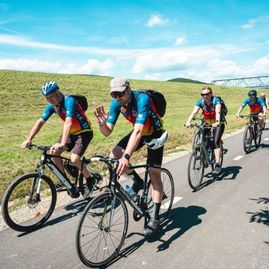 Zväčšiť fotografiu - Kocr trenčín región prinesie ochutnávku kraja na veľtrhu cestovného ruchu - TSK_Otvorenie_cyklotrasy_LA-PU_mini-71