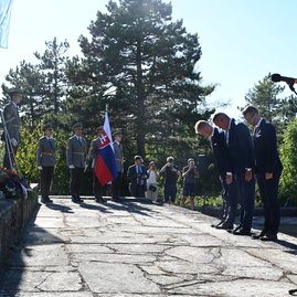 Zväčšiť fotografiu - Krajské oslavy snp na vrchu roh pripomenuli odvahu a odkaz hrdinov povstania