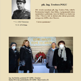 Zväčšiť fotografiu - Na odkaz hrdinu snp nezabúdame - Teodor Pola_spomíname(1)