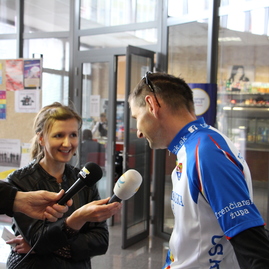 Na trenčianskej župe osobne odštartoval projekt „do práce na bicykli 2016“ národný cyklokoordinátor - BICYKEL_PRACA