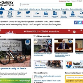 Zväčšiť fotografiu - Na web trenčianskej župy kliklo v roku 2021 viac ako 860 tisíc ľudí - kliky na web 2021