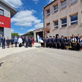 Zväčšiť fotografiu - Nové zázemie pre hasičov majú v dolnej breznici a ivanovciach - 20230507_120215