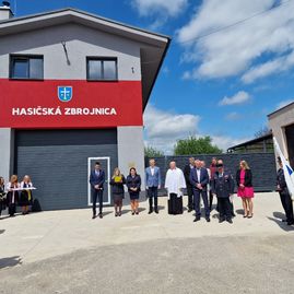 Zväčšiť fotografiu - Nové zázemie pre hasičov majú v dolnej breznici a ivanovciach - 20230507_120524