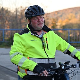 Zväčšiť fotografiu - Nový úsek Vážskej cyklomagistrály je tesne pred dokončením