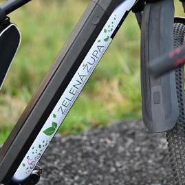 Zväčšiť fotografiu - Nový úsek Vážskej cyklomagistrály je tesne pred dokončením