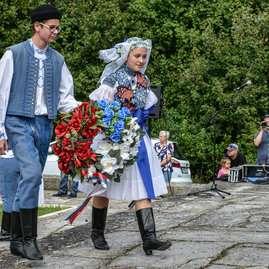 Zväčšiť fotografiu - Odkaz snp súčasťou krajských osláv na vrchu roh - lubina - _DSC6056