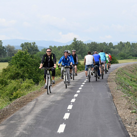 Zväčšiť fotografiu - Otvorte spolu s nami najdlhší úsek vážskej cyklomagistrály! - 20180525_HORNA_STREDA_cyklotrasa_118w