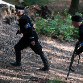 Pamiatku hrdinov, ktorí pred 75 rokmi bojovali v slovenskom národnom povstaní si uctili na jankovom vŕšku - 20190831_JANKOV_VRSOK_75_SNP_011
