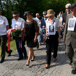 Pamiatku hrdinov, ktorí pred 75 rokmi bojovali v slovenskom národnom povstaní si uctili na jankovom vŕšku - 20190831_JANKOV_VRSOK_75_SNP_019
