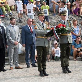 Pamiatku hrdinov, ktorí pred 75 rokmi bojovali v slovenskom národnom povstaní si uctili na jankovom vŕšku - 20190831_JANKOV_VRSOK_75_SNP_035