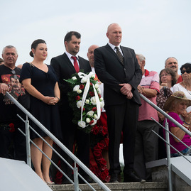 Pamiatku hrdinov, ktorí pred 75 rokmi bojovali v slovenskom národnom povstaní si uctili na jankovom vŕšku - 20190831_JANKOV_VRSOK_75_SNP_040