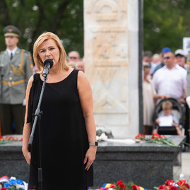 Pamiatku hrdinov, ktorí pred 75 rokmi bojovali v slovenskom národnom povstaní si uctili na jankovom vŕšku - 20190831_JANKOV_VRSOK_75_SNP_047