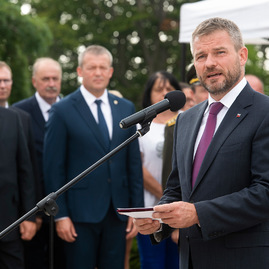 Pamiatku hrdinov, ktorí pred 75 rokmi bojovali v slovenskom národnom povstaní si uctili na jankovom vŕšku - 20190831_JANKOV_VRSOK_75_SNP_050