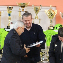 Po 22 rokoch na čele dhz trenčianske bohuslavice odovzdal doterajší predseda ján kopunec predsedníctvo do rúk tomáša kosu - IMG_7455