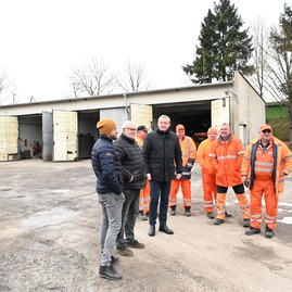 Zväčšiť fotografiu - Predseda tsk tradične navštívil záchranné zložky na hornej nitre - DSC_8189-min