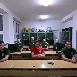 Zväčšiť fotografiu - Predseda tsk tradične navštívil záchranné zložky na hornej nitre - DSC_8342-min