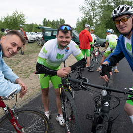 Prvých 13,4 km vážskej cyklotrasy dnes župa odovzdala verejnosti. niektorí cyklisti to označujú za udalosť roka. - 20180525_HORNA_STREDA_cyklotrasa_038w