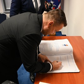 Zväčšiť fotografiu - S ministrom o výstavbe rozhľadne i prioritných župných projektoch