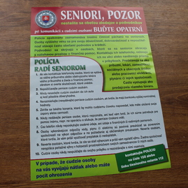 Seminár atv sa venoval ochrane seniorov pred podvodníkmi a zlodejmi - IMG_8508