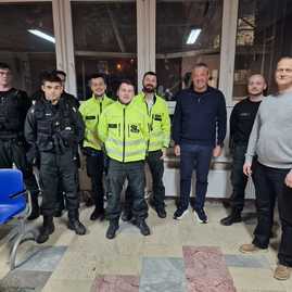 Zväčšiť fotografiu - Silvestrovské poďakovanie tým, ktorí sa starajú o bezpečné považie