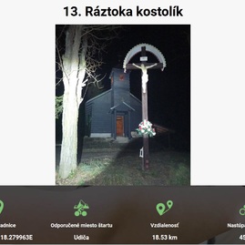 Zväčšiť fotografiu - Štartuje 6. ročník vrchárskej koruny trenčianska - 13. Ráztoka kostolík