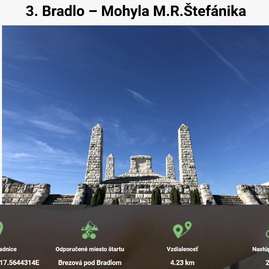 Zväčšiť fotografiu - Štartuje 6. ročník vrchárskej koruny trenčianska - 3. Bradlo - Mohyla M. R. Štefánika