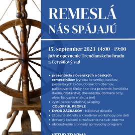 Zväčšiť fotografiu - Trenčiansky hrad bude hostiť tradičné remeslá - Remeslá nás spájajú.jpg_page-0001