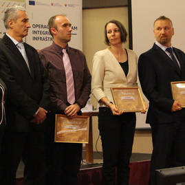 Trenčiansky samosprávny kraj má najlepšie webové sídlo, špeciálnu cenu si v rámci zlatého erbu prevzala i bojnická nemocnica - IMG_1848