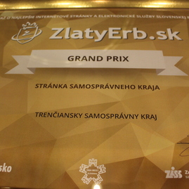Trenčiansky samosprávny kraj má najlepšie webové sídlo, špeciálnu cenu si v rámci zlatého erbu prevzala i bojnická nemocnica - IMG_1897
