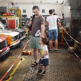 Zväčšiť fotografiu - Trežka premáva počas víkendov, jej jazda teší malých aj veľkých - DSC_0263