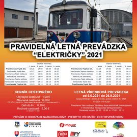 Zväčšiť fotografiu - Trežka premáva počas víkendov, jej jazda teší malých aj veľkých - Pravidelná-letná-prevádzka-2021-scaled