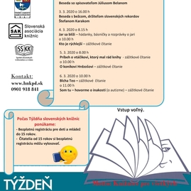 Zväčšiť fotografiu - Týždeň slovenských knižníc v župných knižniciach - PD