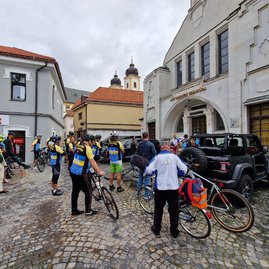 Zväčšiť fotografiu - Ústredným motívom židovsko-kresťanskej cyklopúte je podpora dialógu - 20230914_120929(0)