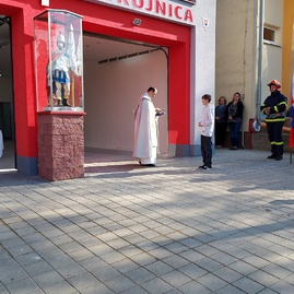 Zväčšiť fotografiu - V kolačíne slávnostne otvorili zrekonštruovanú hasičskú zbrojnicu - 20221008_102939