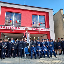 Zväčšiť fotografiu - V kolačíne slávnostne otvorili zrekonštruovanú hasičskú zbrojnicu - 20221008_103308