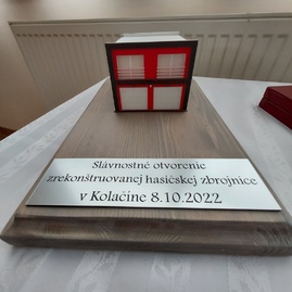Zväčšiť fotografiu - V kolačíne slávnostne otvorili zrekonštruovanú hasičskú zbrojnicu - 20221008_112024