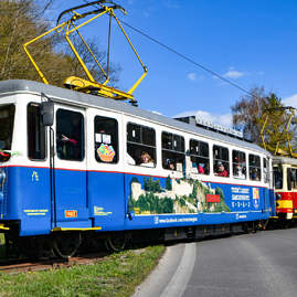Zväčšiť fotografiu - Veľkonočná električka previezla viac ako 800 cestujúcich - Veľkonočná električka 17.4 2022(33)