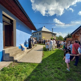 Zväčšiť fotografiu - Viaceré obce v kraji oslavovali výročia, v zliechove otvorili pamätný dom - 20210814_155312