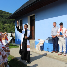 Zväčšiť fotografiu - Viaceré obce v kraji oslavovali výročia, v zliechove otvorili pamätný dom - IMG_0321
