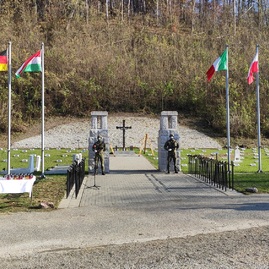 Zväčšiť fotografiu - Vojnový cintorín z 1. svetovej vojny pokryli červené maky - IMG_20211111_110617