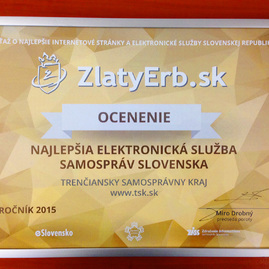 Webové sídlo tsk v  súťaži zlatý erb bodovalo hneď dvakrát - zlatyerb2015_zaelektsluzbu