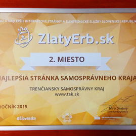 Webové sídlo tsk v  súťaži zlatý erb bodovalo hneď dvakrát - zlatyerb2015_zaweb