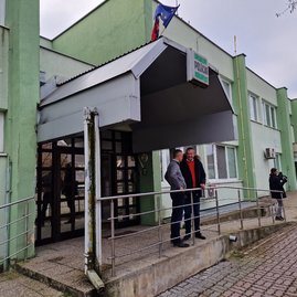 Zväčšiť fotografiu - Župan opäť absolvuje výjazdy k záchranným zložkám a cestárom - 20221229_102144